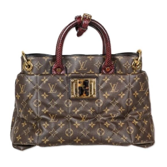 Louis Vuitton Monogram Etoile Exotique GM Bordeaux Quilted Tote Bag MSRP $7650 - Picture 1 of 14